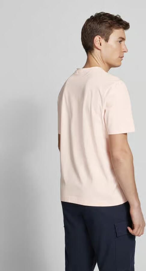 Boss Orange T-shirt met labelprint model 'TCHUP' - Foto 3