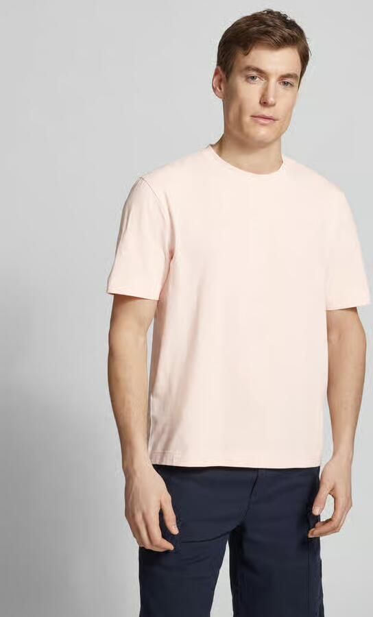 Boss Orange T-shirt met labelprint model 'TCHUP' - Foto 4
