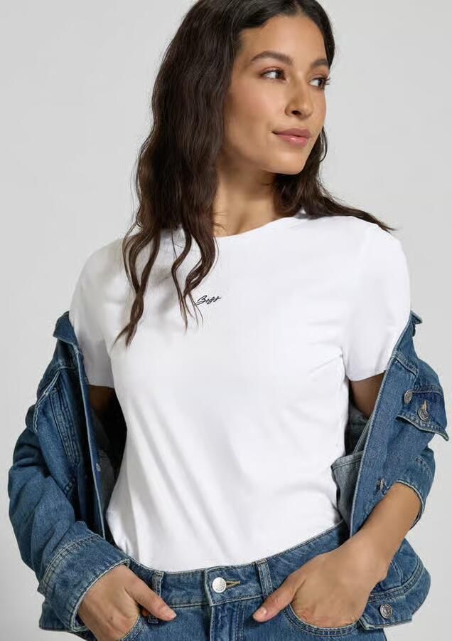 Boss Orange T-shirt met labelstitching model 'Elogo' - Foto 3