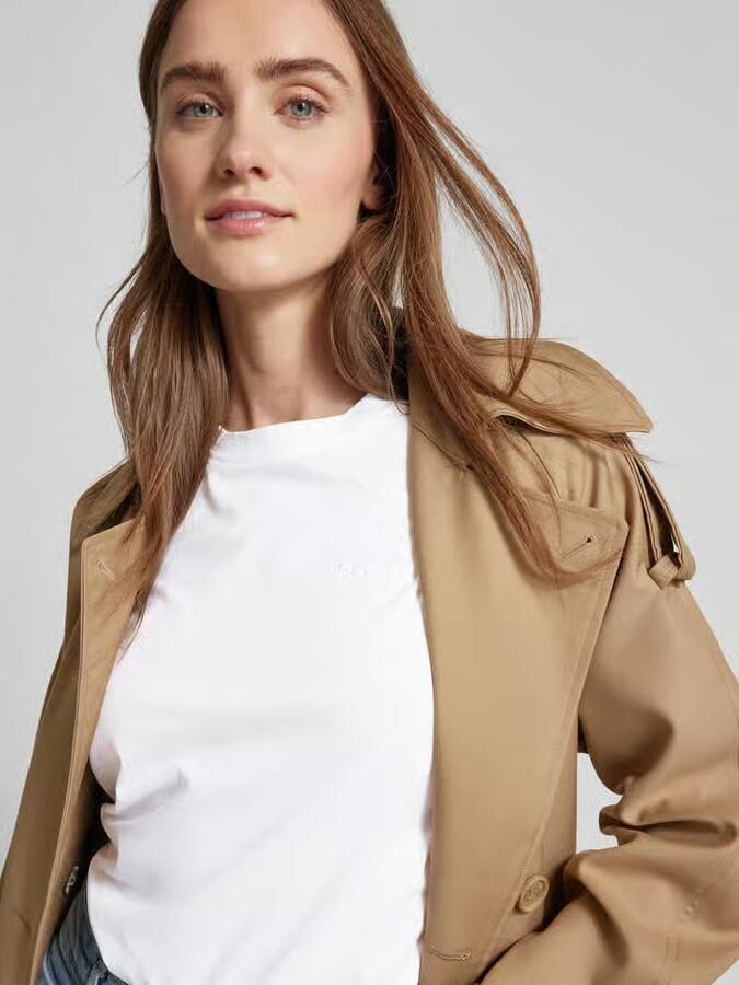 Boss Orange T-shirt met labelstitching model 'Esogo' - Foto 4