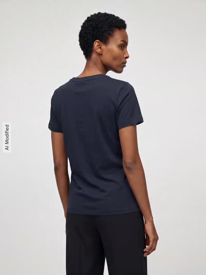 Boss Orange T-shirt met ton-sur-ton logo-opschrift - Foto 2