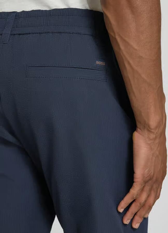 Boss Orange Tapered chino met tunnelkoord - Foto 6
