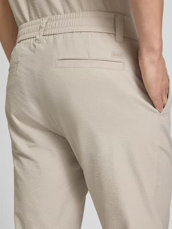 Boss Orange Tapered chino met tunnelkoord
