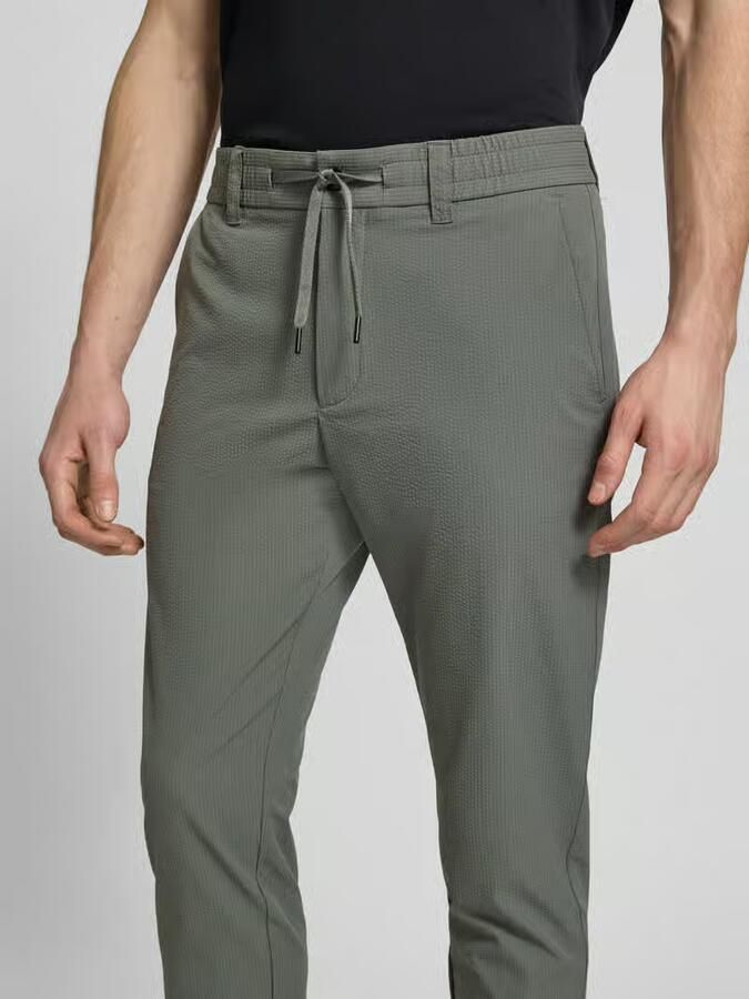 Boss Orange Tapered chino met tunnelkoord