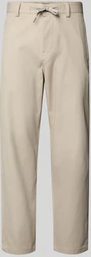 Boss Orange Tapered chino met tunnelkoord model 'CHINO ST-P'