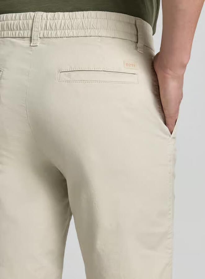 Boss Orange tapered chino-shorts van katoenmix model 'CHINO_TAPERED_DS_3S'