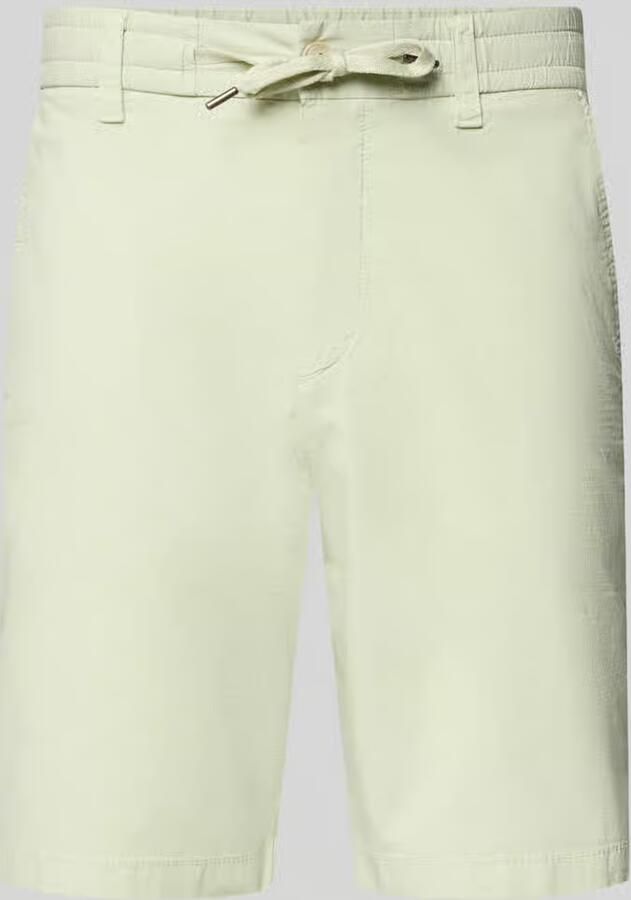Boss Orange tapered chino-shorts van katoenmix model 'CHINO_TAPERED_DS_3S'