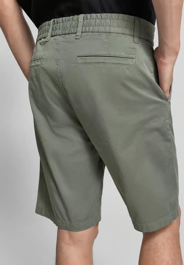 Boss Orange Tapered chinobermuda van katoenmix
