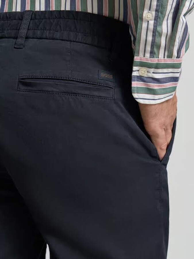 Boss Orange Tapered chinobermuda van katoenmix