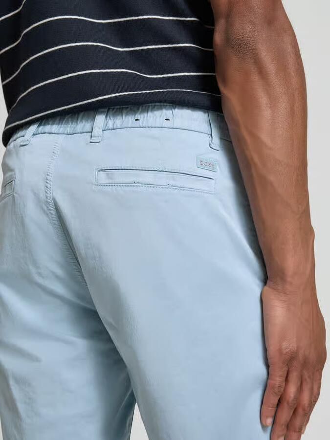 Boss Orange Tapered chinobermuda van katoenmix