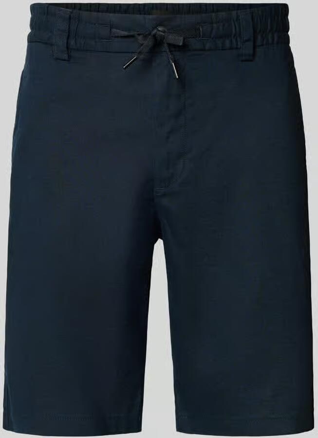 Boss Orange tapered chinobermuda van linnenmix model 'DS_3S' - Foto 2