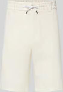 Boss Orange tapered chinobermuda van linnenmix model 'DS_3S'