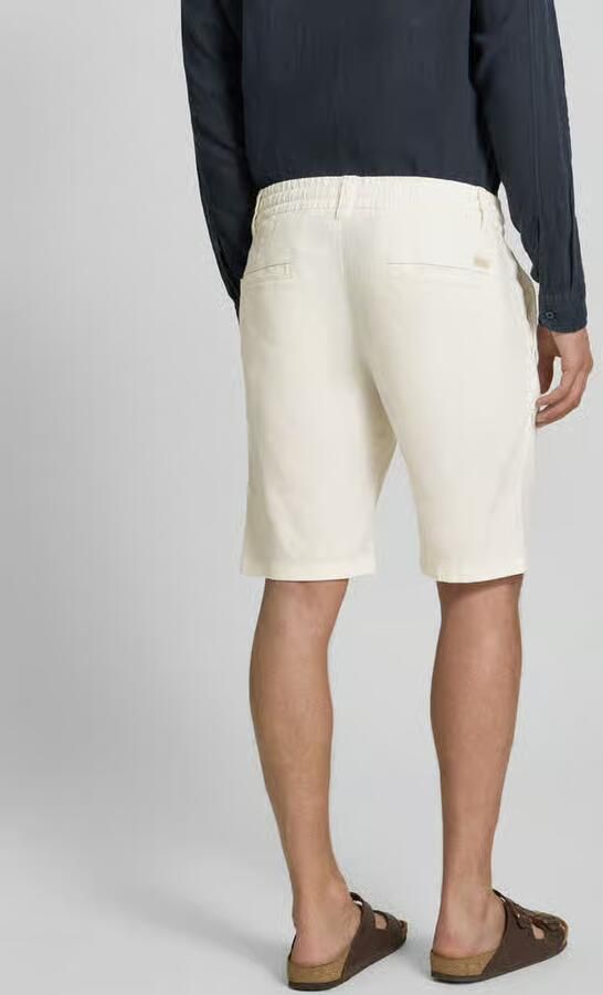 Boss Orange tapered chinobermuda van linnenmix model 'DS_3S' - Foto 3