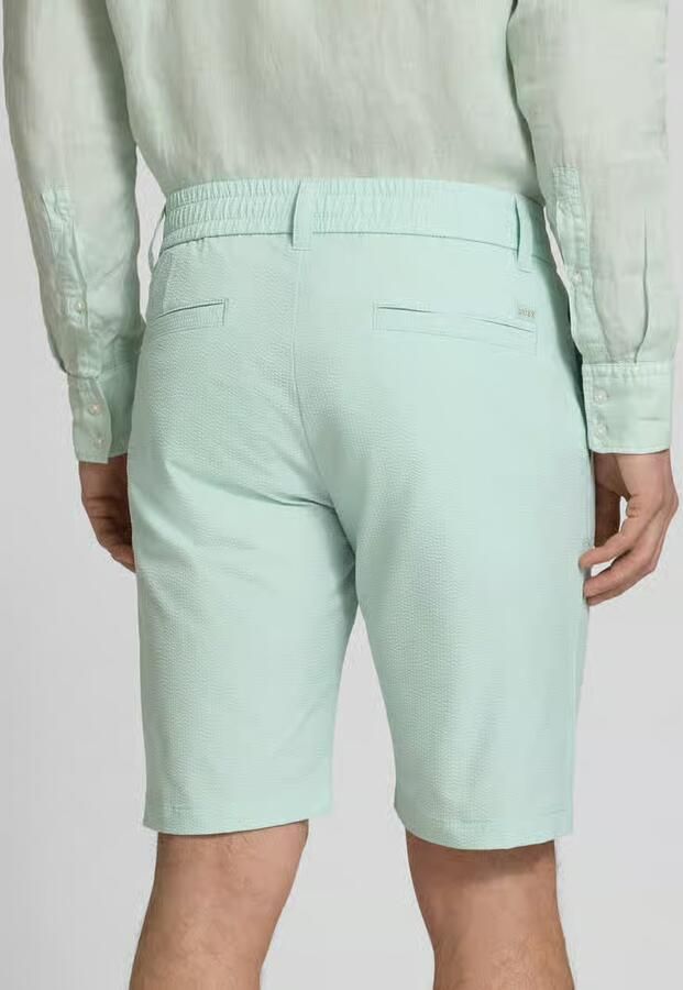 Boss Orange tapered fit bermuda met trekkoord model 'CHINO' - Foto 3