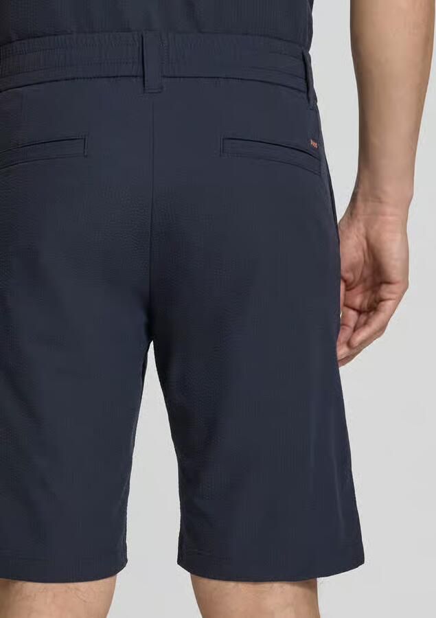 Boss Orange tapered fit bermuda met trekkoord model 'CHINO'