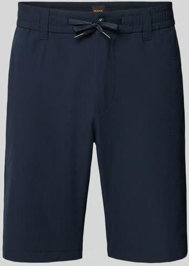 Boss Orange tapered fit bermuda met trekkoord model 'CHINO' - Foto 2