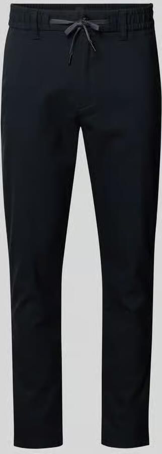 Boss Orange tapered fit chino met tunnelkoord