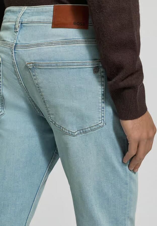 Boss Orange Tapered fit jeans van katoenmix model 'ONYX' - Foto 2
