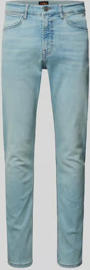 Boss Orange Tapered fit jeans van katoenmix model 'ONYX'