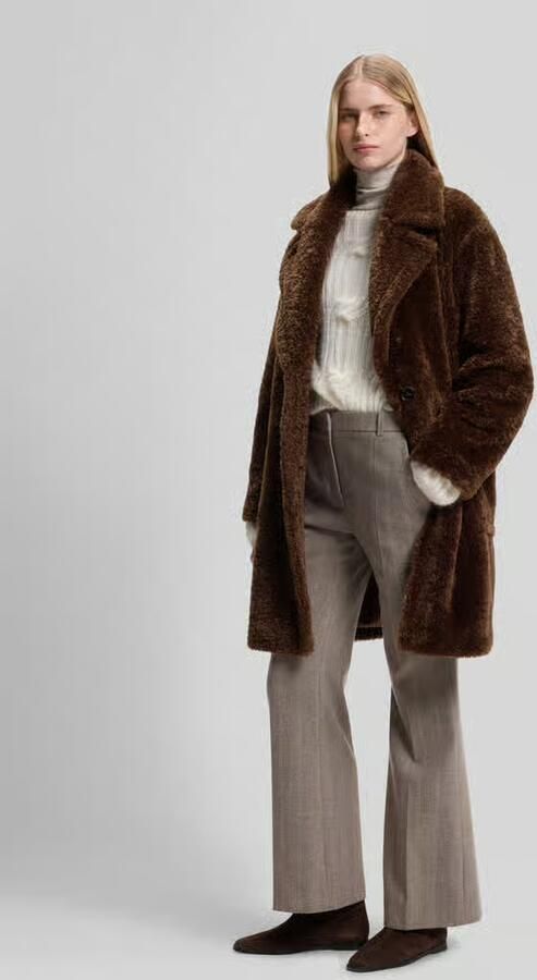 Boss Orange Teddymantel met reverskraag model 'C_Catedy' - Foto 3