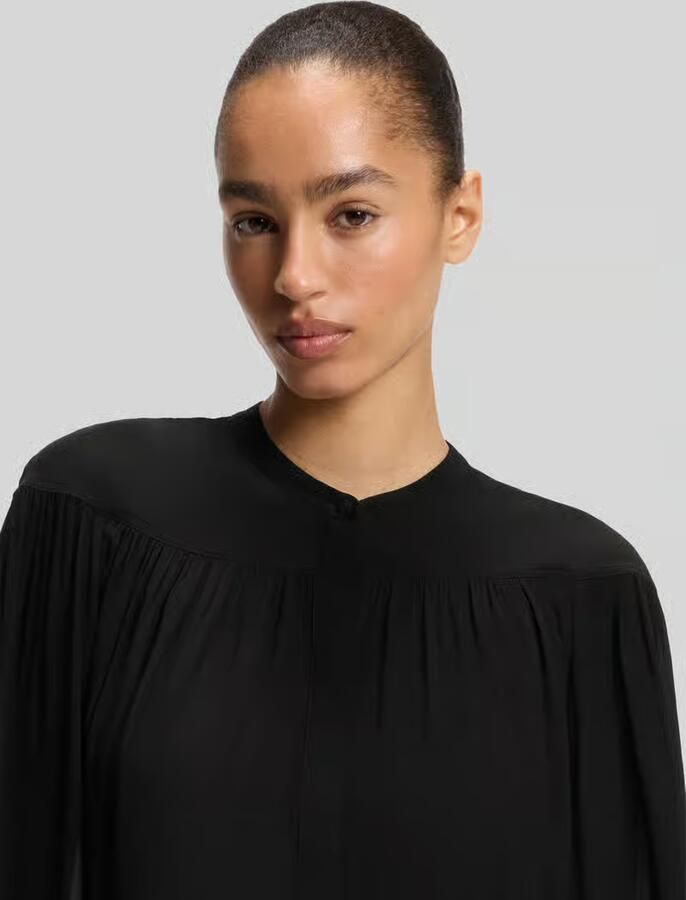 Boss Orange Vloeiende vrijetijdsjurk van pure viscose