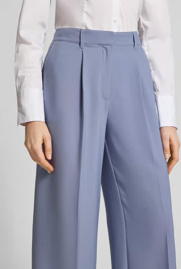 Boss Orange Wide leg bandplooibroek met persplooien Model 'C_TIWI2'