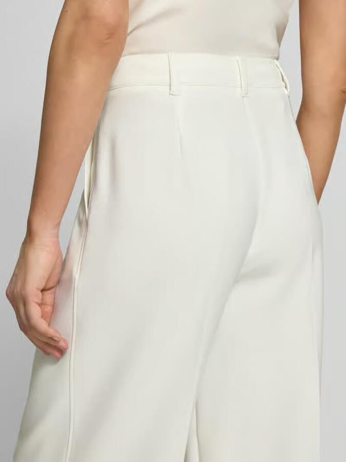 Boss Orange Wide leg broek met bandplooien model 'TIWI2'