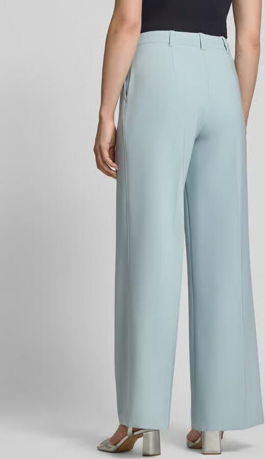 Boss Orange Wide leg broek met riemlussen model 'C-TIWI2' - Foto 3