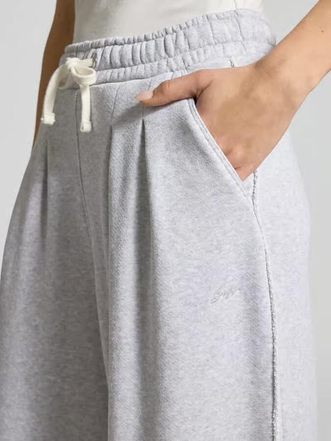 Boss Orange Wide leg sweatpants van katoenmix model 'C_ELENYX' - Foto 2