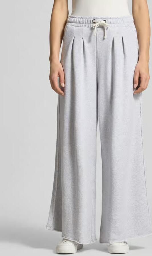 Boss Orange Wide leg sweatpants van katoenmix model 'C_ELENYX' - Foto 3
