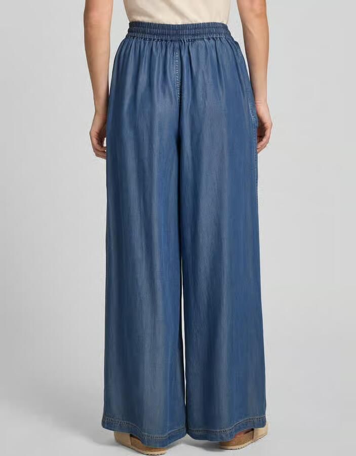 Boss Orange Wide leg wijdte broek van lyocell model 'C_TANELLA'