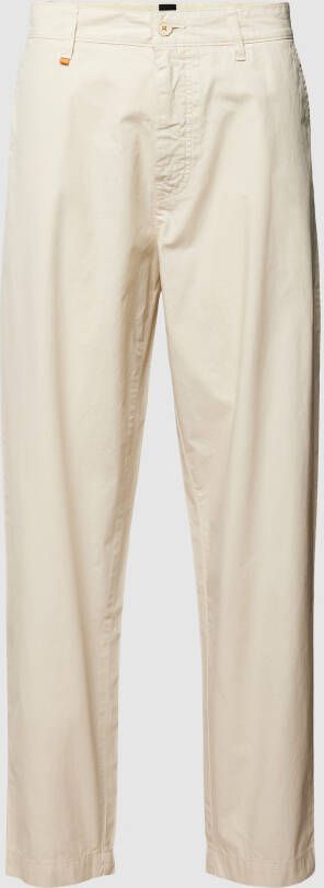 Boss Orange Broek met labeldetails model 'STATUM'