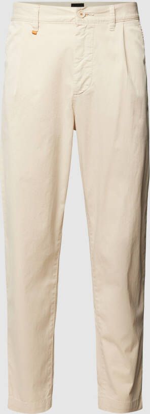 BOSS Casualwear Chino met labeldetails model 'SHYNE'