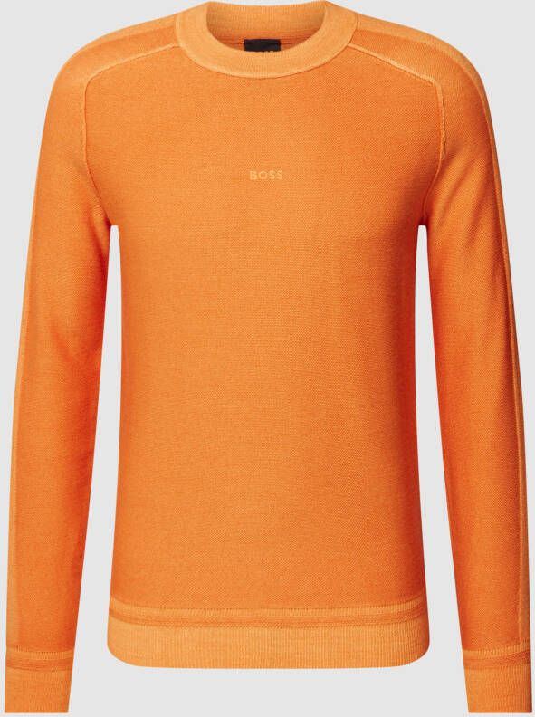 Boss Orange Gebreide pullover met raglanmouwen model 'Koblado'