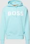Boss Heren Lente Zomer Hoodie Webasichood 50487134 Blue Heren - Thumbnail 1