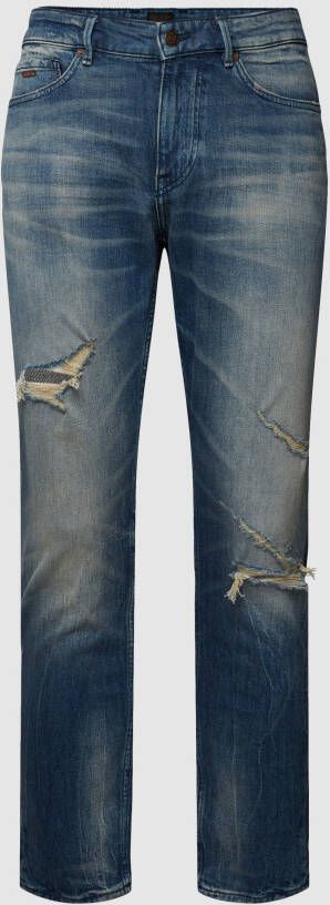 Boss Orange Jeans met labeldetails model 'Delano'