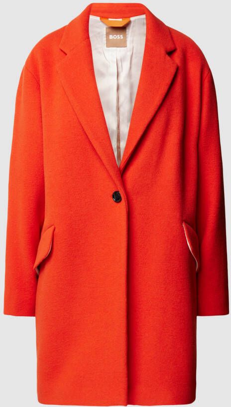 Boss Orange Lange jas met scheerwol model 'Calesso'