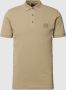 Boss Orange Poloshirt met labelpatch model 'PASSENGER' - Thumbnail 2