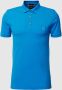 Hugo Boss Blauwe Polo Shirt Slim Fit Katoenmix Blue Heren - Thumbnail 1