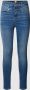 Hugo Boss Hoge Taille Dubbele Boss Skinny Fit Blauwe Jeans Blauw Dames - Thumbnail 1