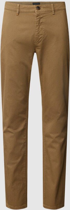 Boss Orange Slim fit chino met Franse steekzakken
