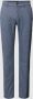 Boss Orange Stijlvolle Donkerblauwe Chino met All-Over Motief Blue Heren - Thumbnail 3