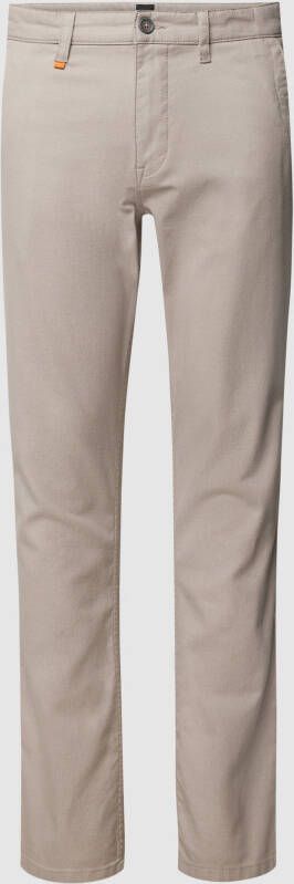 Boss Orange Slim fit chino met steekzakken model 'SCHINO'
