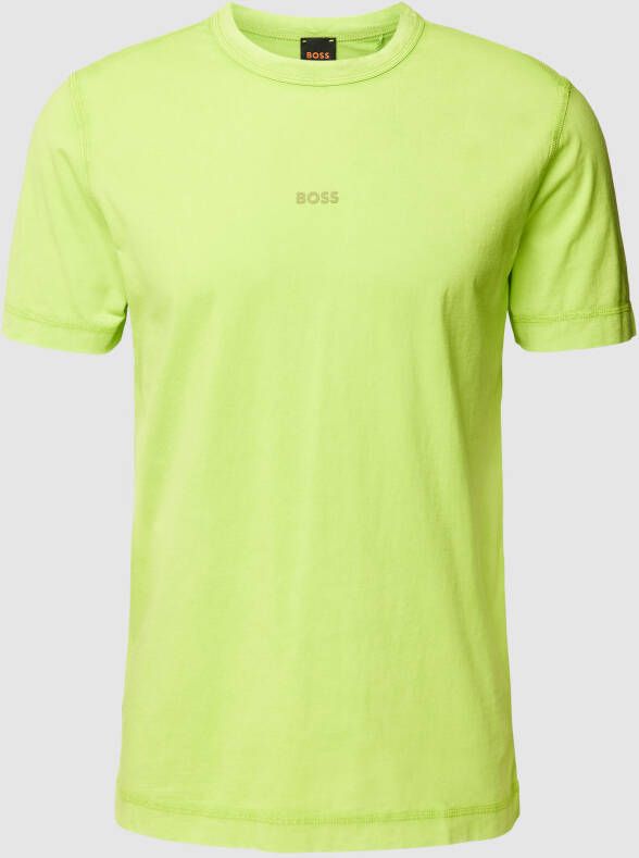 Boss Orange T-shirt met labeldetail model 'Tokks'