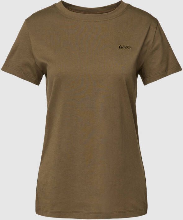 Boss Orange T-shirt met labelstitching model 'Esogo'