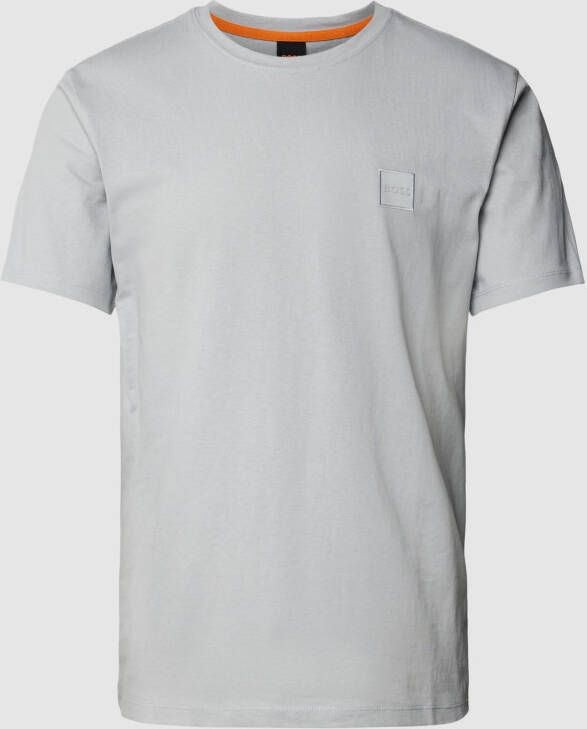 Boss Orange T-shirt met labelstitching model 'Tales'