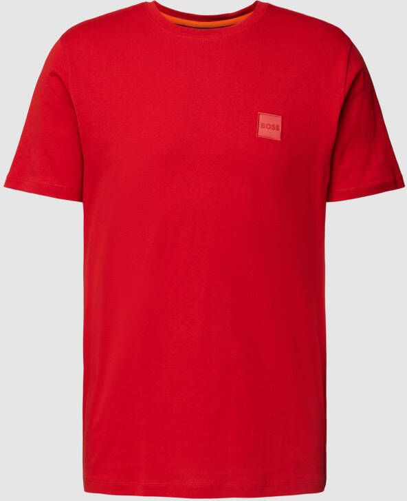 Hugo Boss Heren Rode T-shirt Korte Mouw Herfst Winter Red Heren