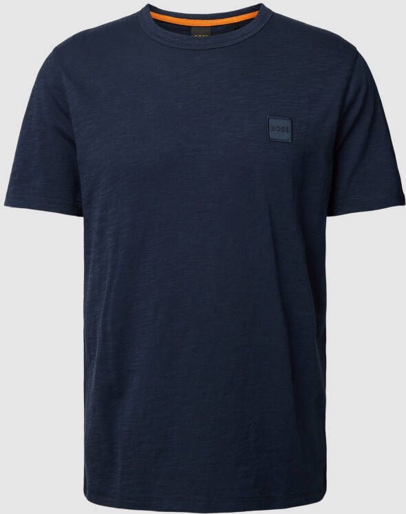 BOSS Casualwear T-shirt met logostitching model 'TEGOOD'