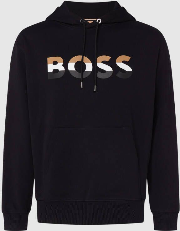 Boss Oversized hoodie met logoprint model 'Econy2'