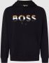 Hugo Boss Felpa in cotone biologico con logo sul petto uni Boss Econy2_In-50491404 Nero Zwart Unisex - Thumbnail 4
